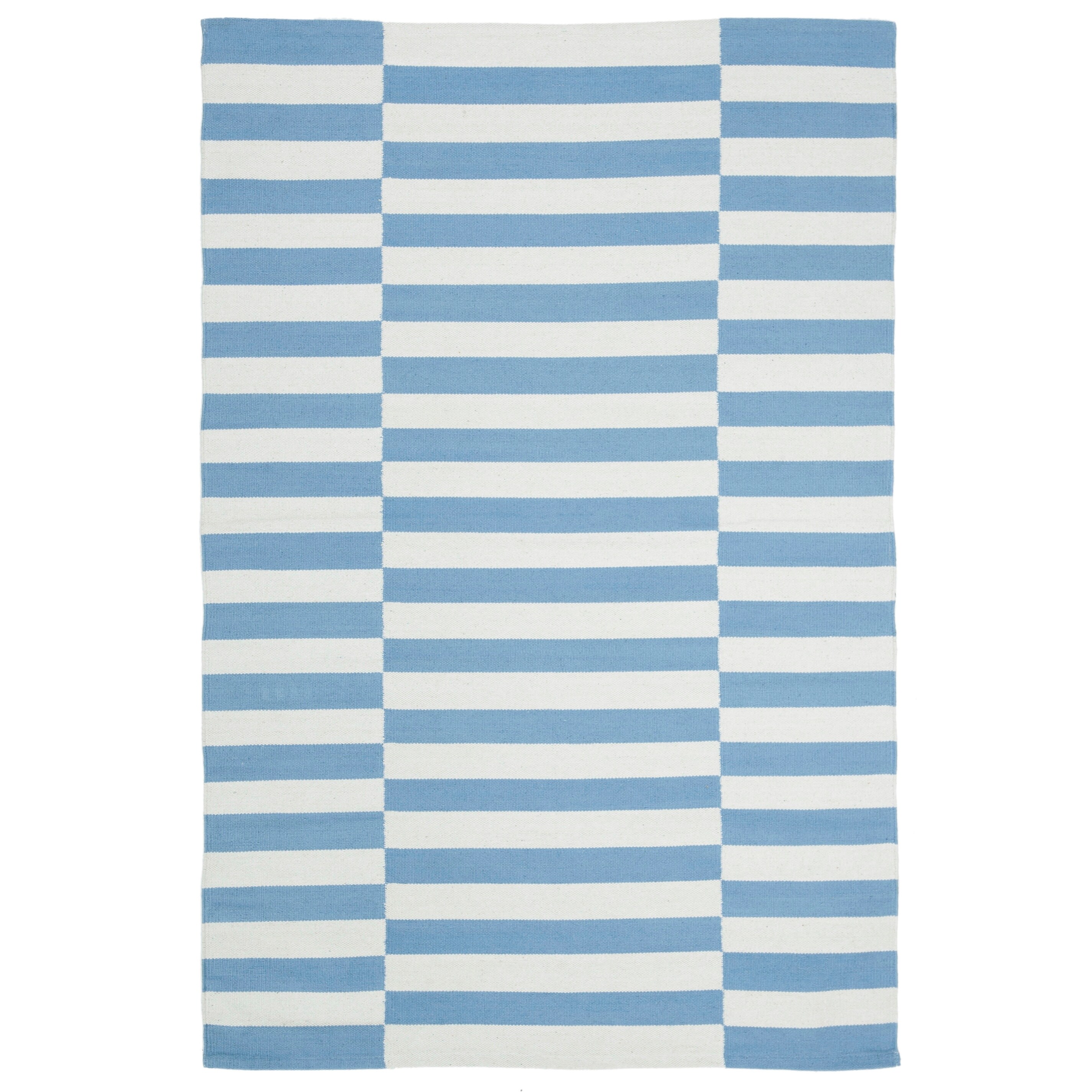 【値下げ】Ralph Lauren ストライプラグ 54x72 Lauren Ralph Lauren Ludlow Stripe Nautical & Coastal Cotton