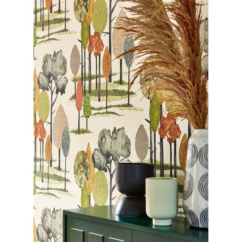 Cypress Olive Tall Trees Wallpaper