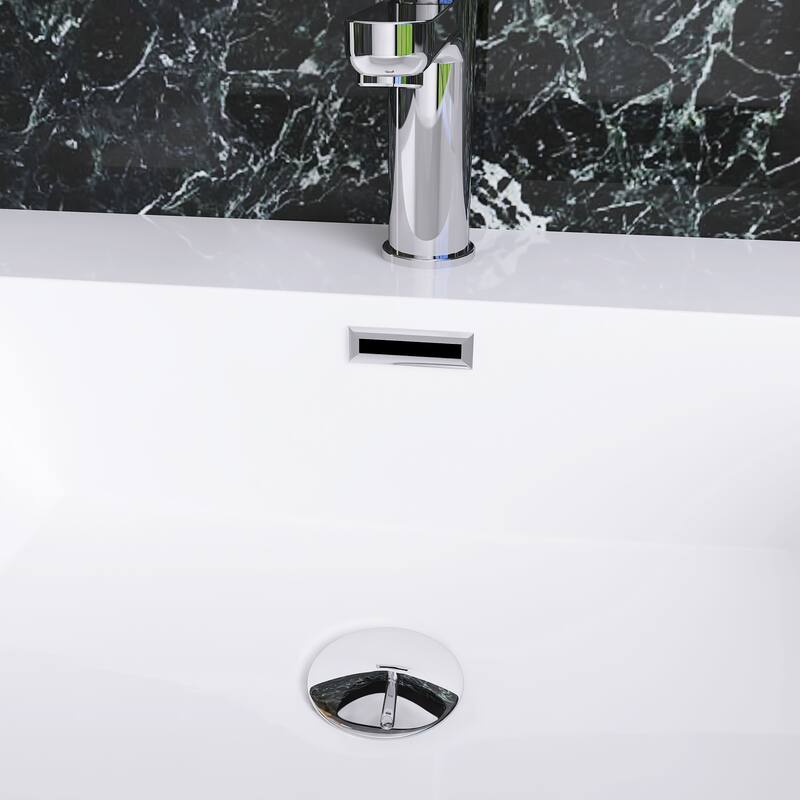 Floating Bathroom Vanity with Integrated Resin Top