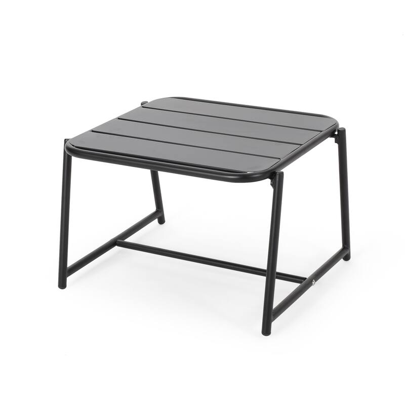 Cowan Iron Outdoor Side Table by Christopher Knight Home