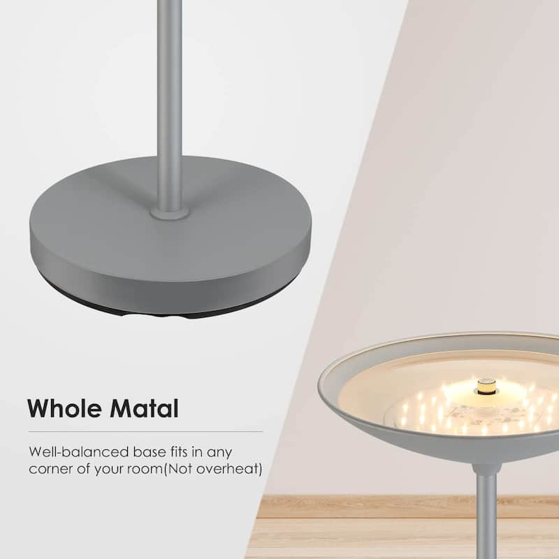 Floor Lamp, Pole Standing Lamp, 20W 2000LM LED Torchiere Floor Lamp