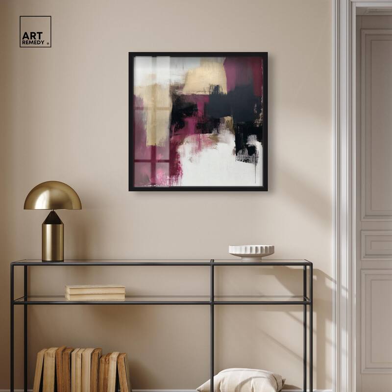 Golden Dusk I Shadowbox by Art Remedy