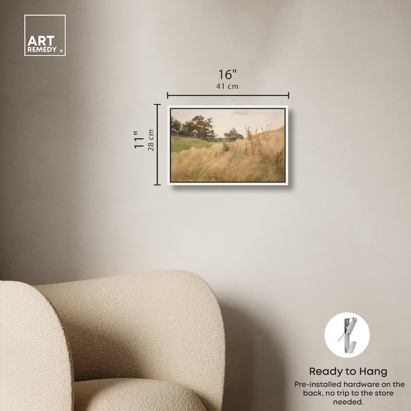 Cogon Grass Breeze I Canvas by Art Remedy