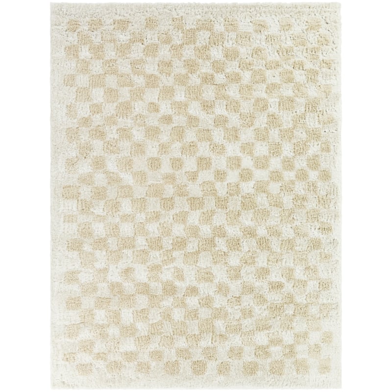 Bronte Organic Checkered Area Rug