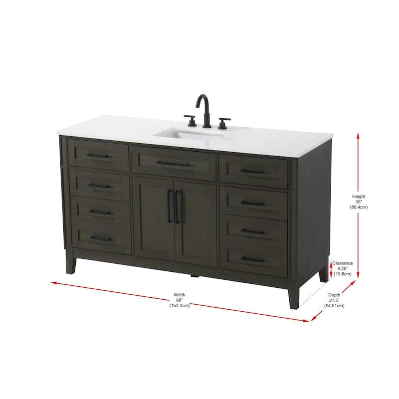 Rachel Single Bathroom Vanity (48-60 inch)