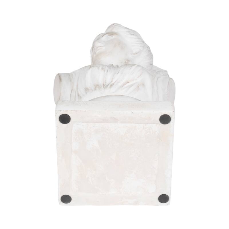 Sagebrook Home Grecian Bust Distressed Resin Novelty Sculpture