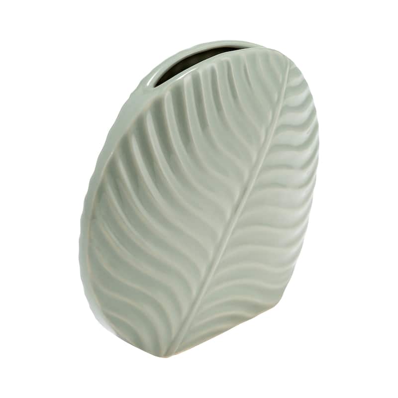 Sagebrook Home Ceramic Artisanal Vase, Home Decor Focal Point