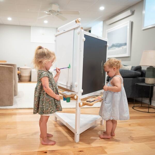 slide 2 of 8, Little Partners Tri Sided Art Center White