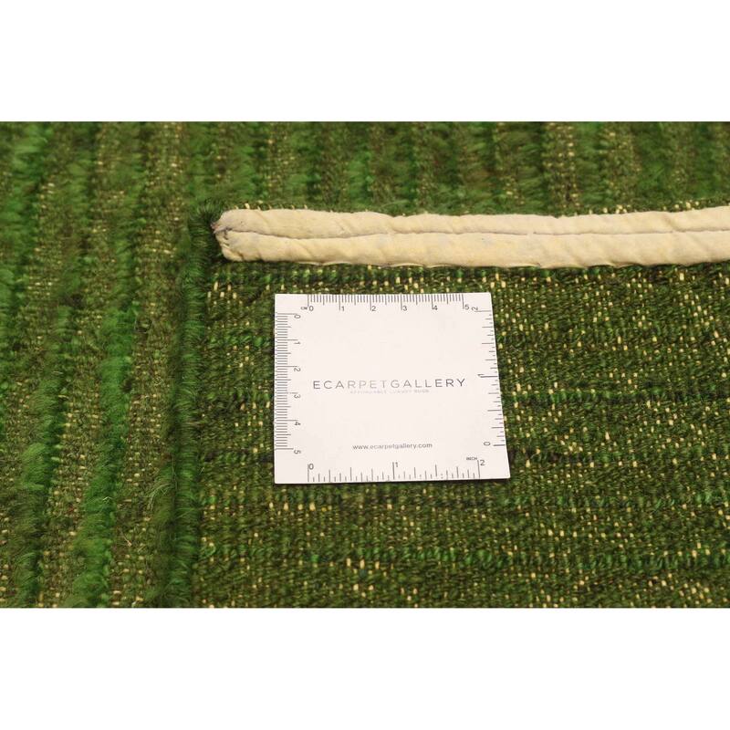 ECARPETGALLERY Hand-knotted Finest Peshawar Ziegler Lime Wool Rug - 9'7 x 12'4