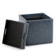 preview thumbnail 3 of 92, WYNDENHALL Townsend 17 inch Wide Contemporary Square Storage Ottoman