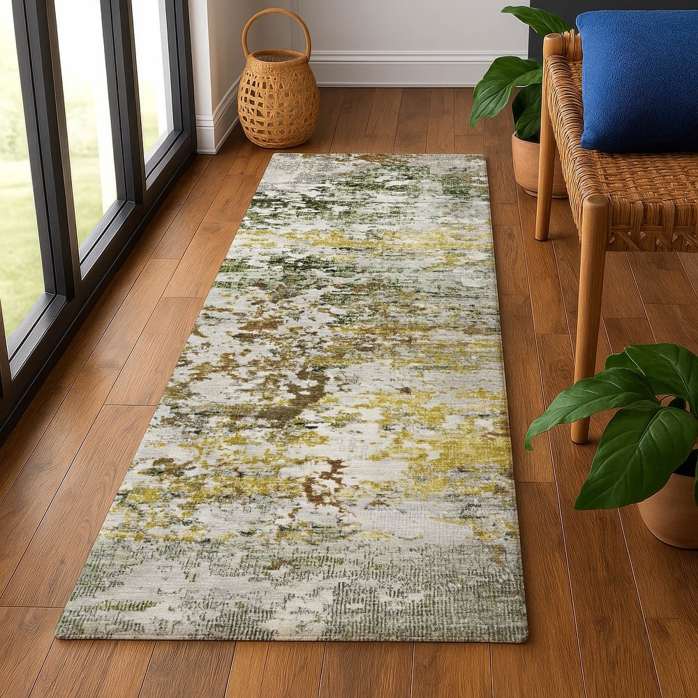 Premium Washable Super Soft Abstract Blend Mayfield Rug