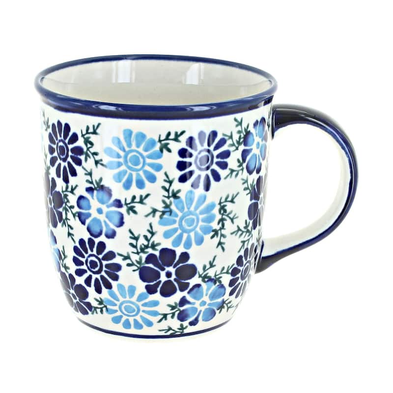 Blue Rose Polish Pottery Zaklady Mug