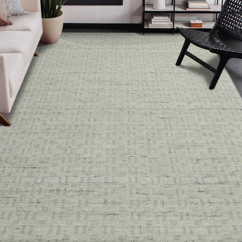 Houston Aliya Transitional Geometric Hand-Woven Area Rug
