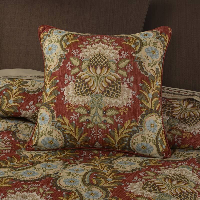 J. Queen New York Sayre 20" Decorative Throw Pillow - Accent - Polyester - Spice