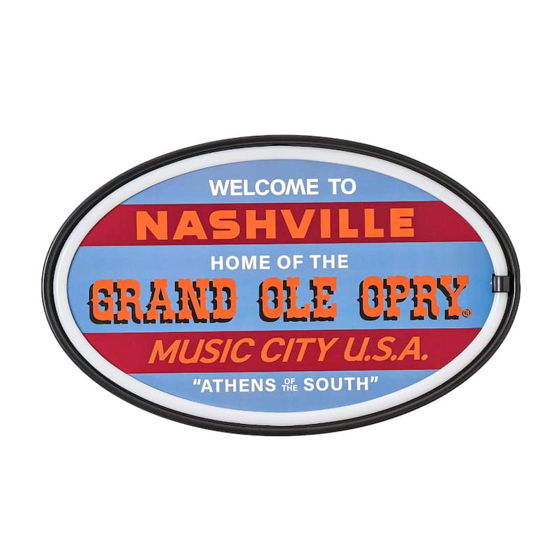 American Art Decor Grand Ole Opry LED Rope Wall Sign - 10" x 16" - 10" x 16"