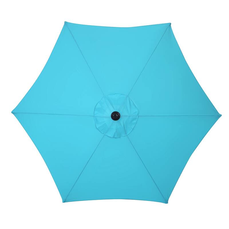 Ainfox 7.5ft Patio Umbrella with Base Outdoor Umbrella