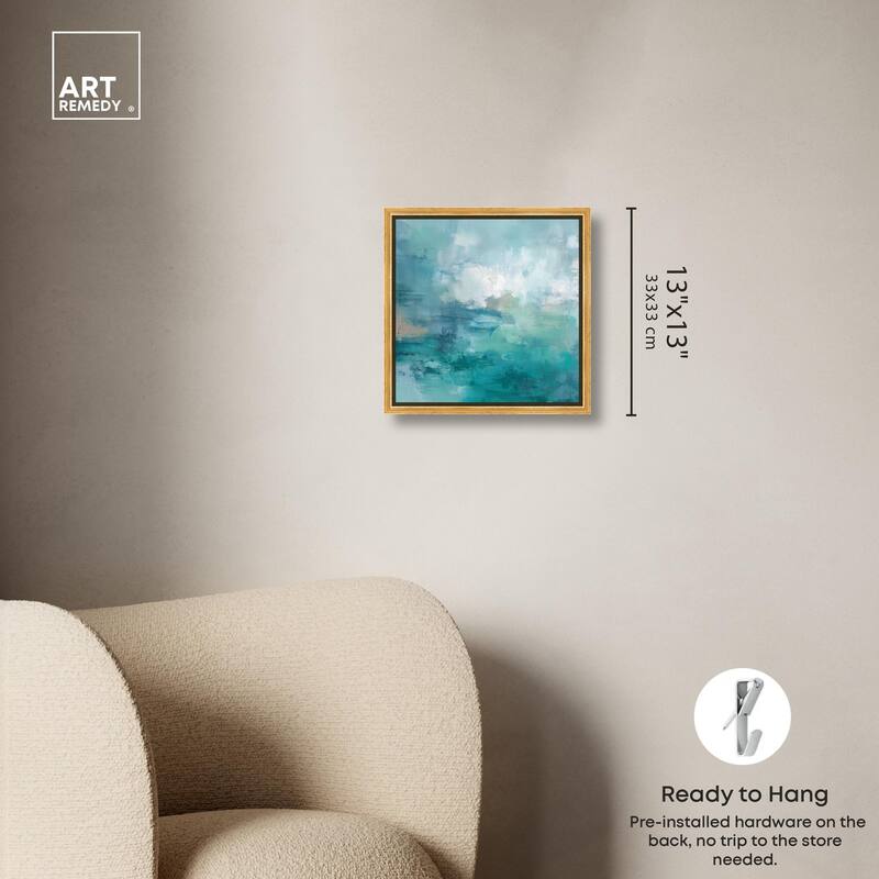Green Blue II Canvas by Art Remedy