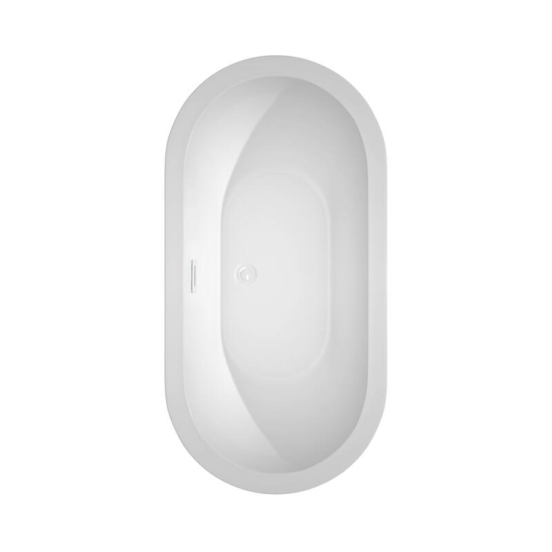 Wyndham Collection Soho 60" Free Standing Acrylic Soaking Tub with