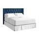 preview thumbnail 15 of 25, CraftPorch Luxurious Velvet Wingback Tufted Upholstered Bed