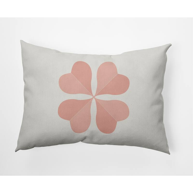 Lucky Clover St. Patrick's Day Indoor/Outdoor Throw Pillow