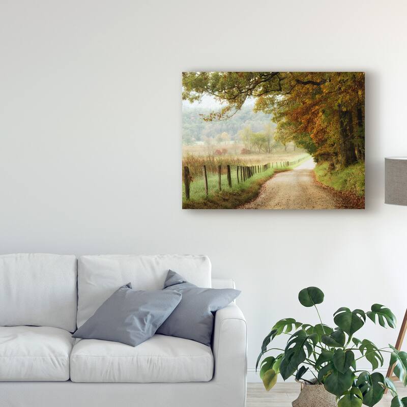 Danny Head 'Autumn On A Country Road' Canvas Art