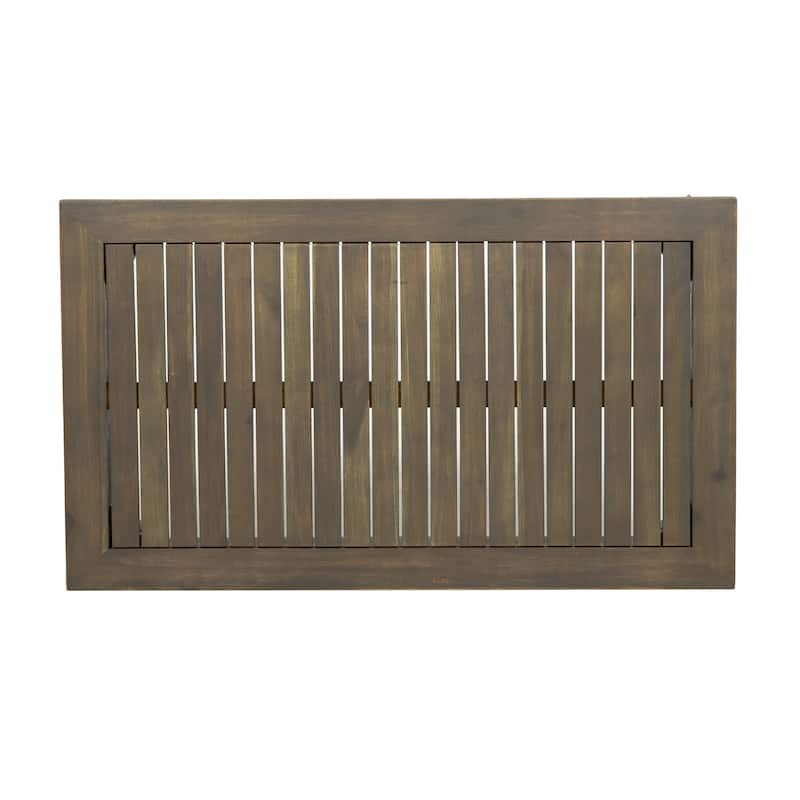 Nicholson Outdoor 4-seat Acacia Chat Set by Christopher Knight Home