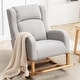 preview thumbnail 3 of 66, HOMYKA 27.3" Wide Rocking Chair for Nursery Room TD-Grey