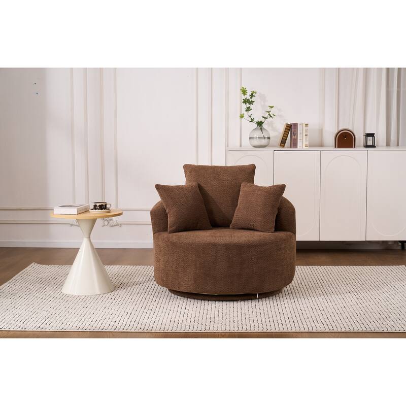 Single Seat Full Sponge Compression Swivel Chair Single Sofa