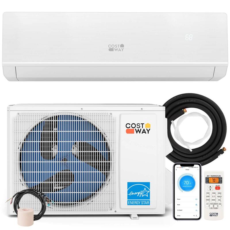 18000 BTU Mini Split AC 25 SEER2 Inverter Air Conditioner - White