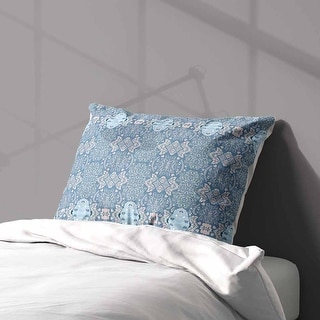 Rajput Floral Sham in Blue, Pink, White - Bed Bath & Beyond - 38911339