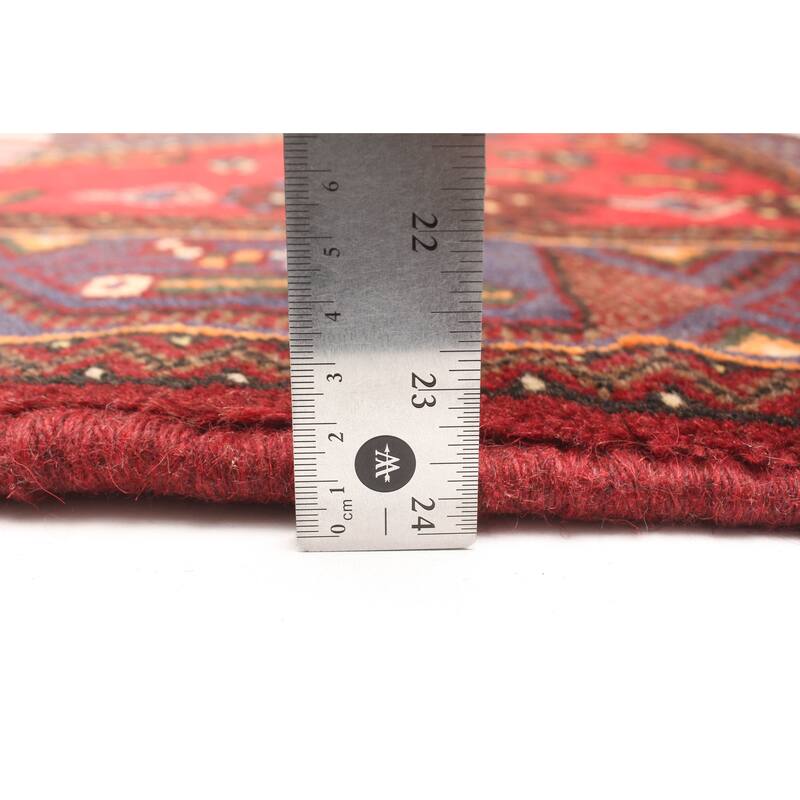 ECARPETGALLERY Hand-knotted Andelz Red Wool Rug - 4'1 x 6'3