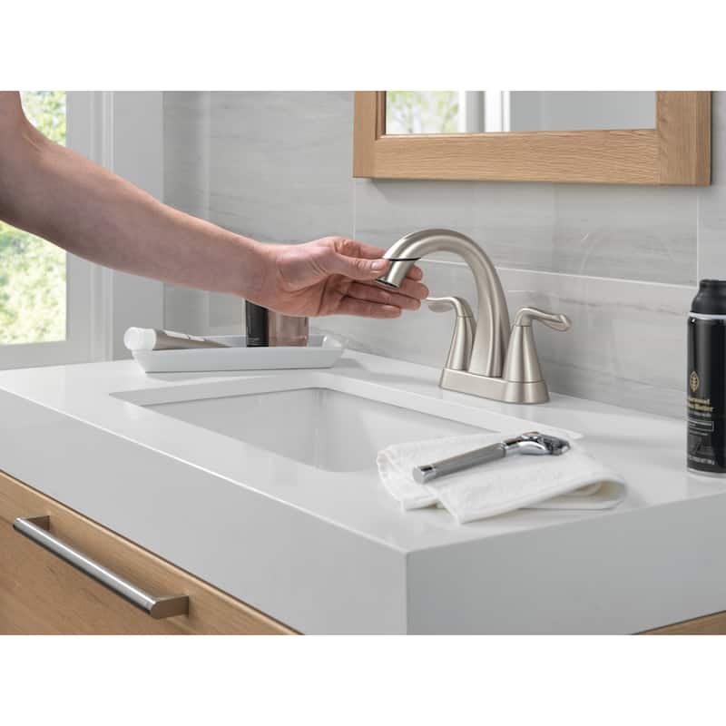 Delta 25840LF-PD Arvo 1.2 GPM Centerset Bathroom Faucet with Pull Down