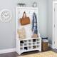 Prepac Hall Tree with Bench and Shoe Storage