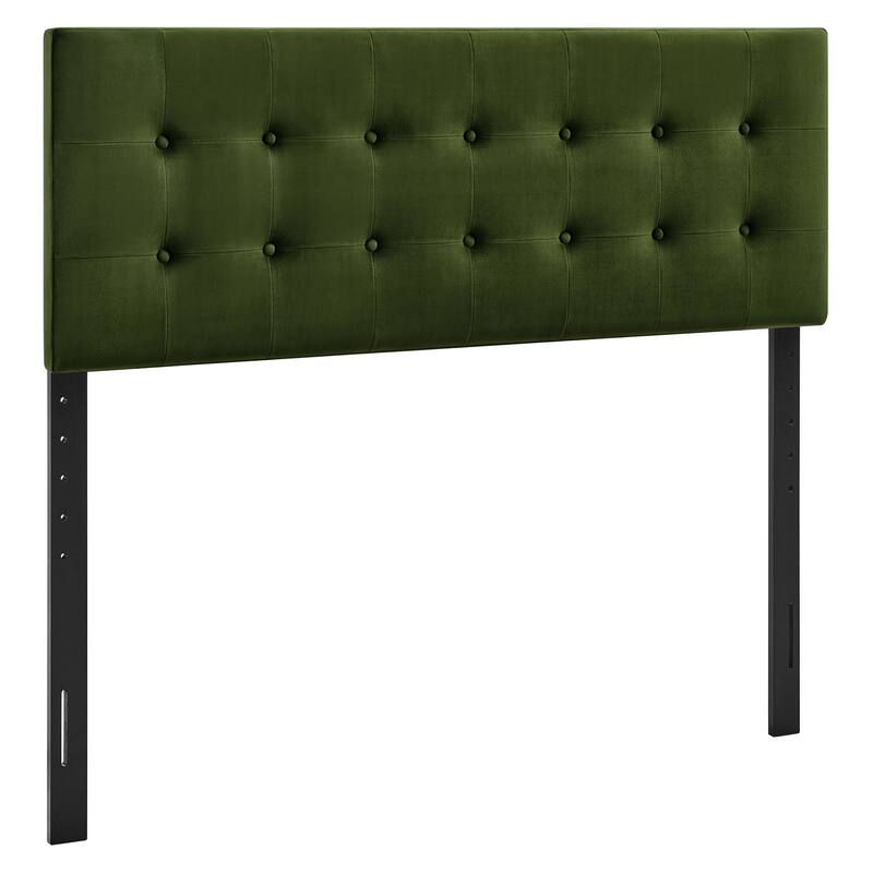 Emily Biscuit Tufted Performance Velvet Headboard