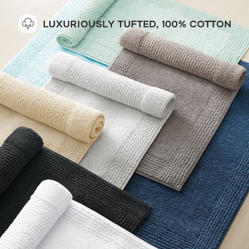 Madison Park Signature Splendor 100-percent Cotton Tufted 3000 GSM Reversible Bath Rug