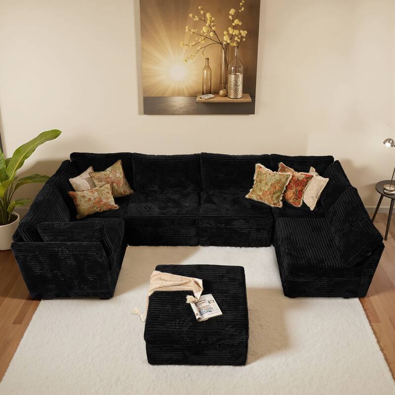 OVIOS Cloud-Like L-Shaped Sofa