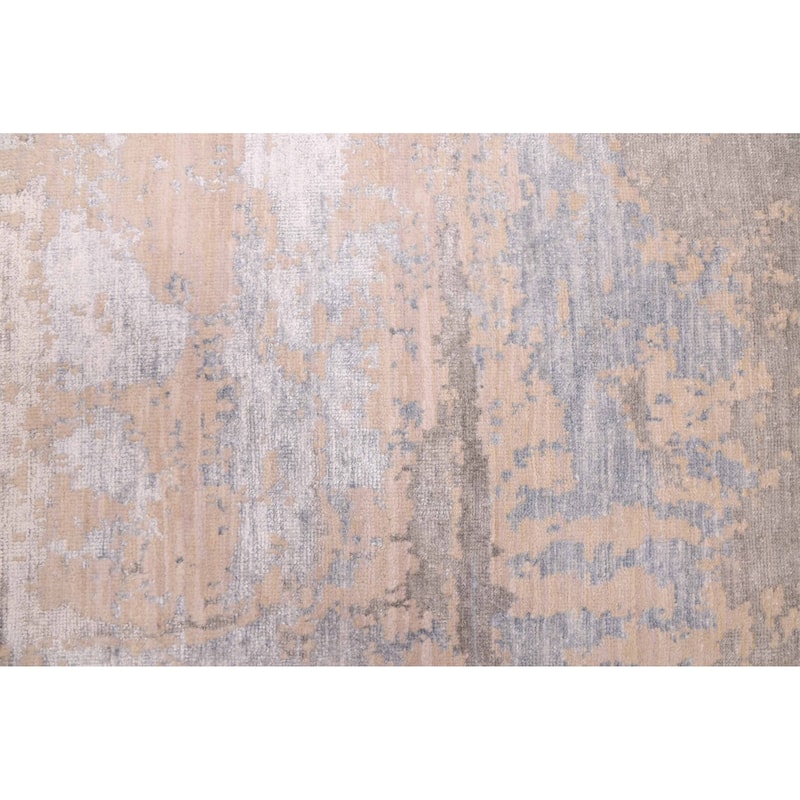 ECARPETGALLERY Hand-knotted Legacy Tan Silk, Wool Rug - 8'0 x 10'0