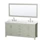 Option Light Green, Nickel Trim, White Quartz Top