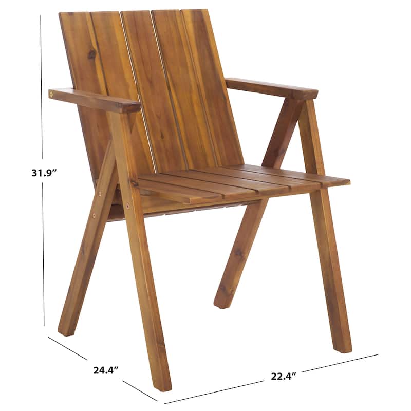SAFAVIEH Outdoor Living Tucker Stacking Chair - 22"W x 25"D x 32"H