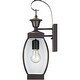 preview thumbnail 4 of 2, Medici Bronze One Light Outdoor Wall Lantern from the Oasis Collection