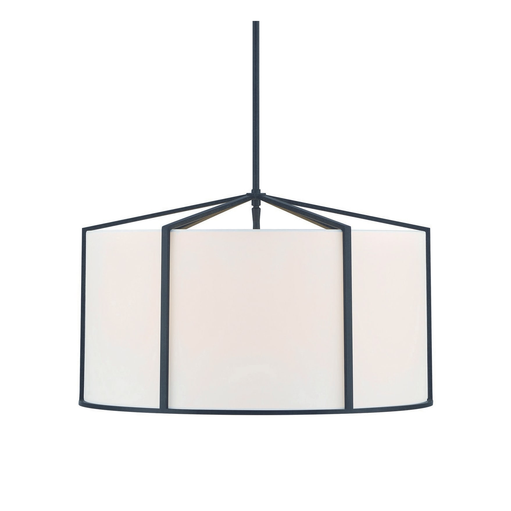 Crystorama Lighting Group CAR-9206 Carlyn 6 Light 24" Wide Pendant