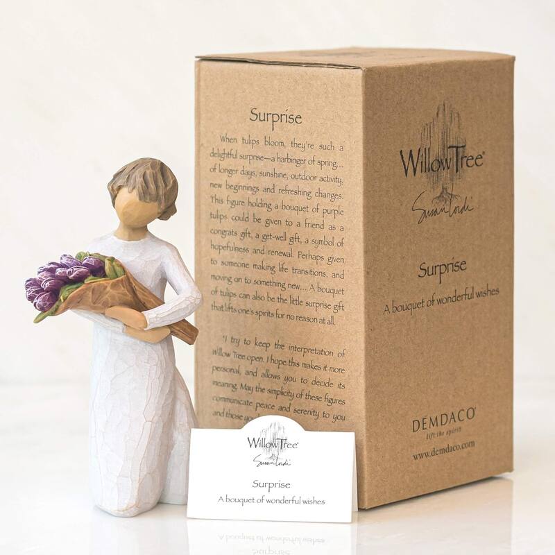 Willow Tree Surprise, A Bouquet of Wonderful Wishes, 5-inch Sculpted Figure