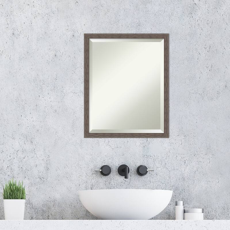 Beveled Bathroom Wall Mirror - Hera Frame