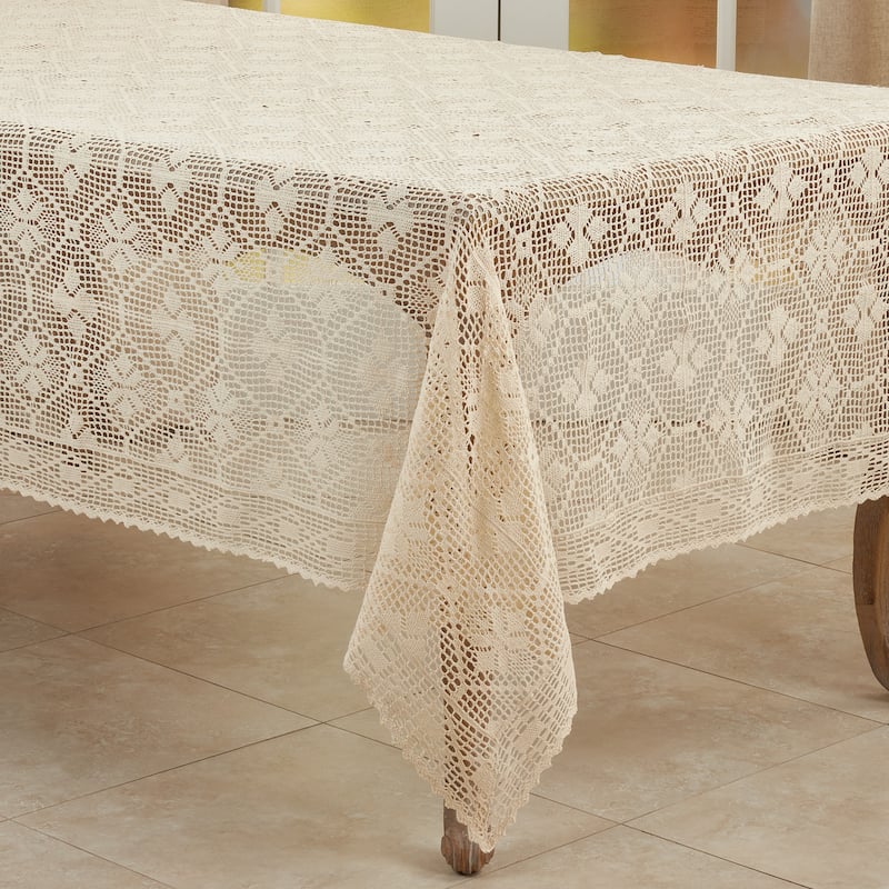 Delicate Crochet Tablecloth