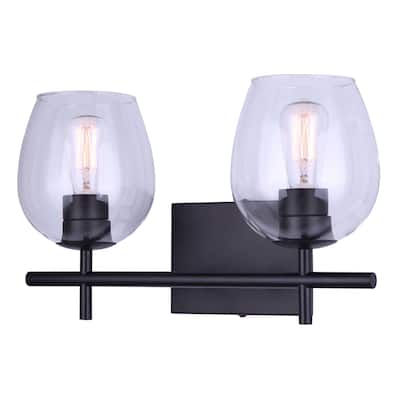 Canarm IVL1019A02 Cain 2 Light 16" Wide Vanity Light