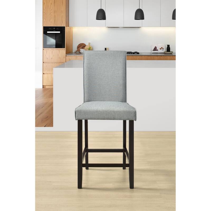 Macon 5-pieces Counter Height Dining Table and Chair - 4 Chairs only - Cappuccino