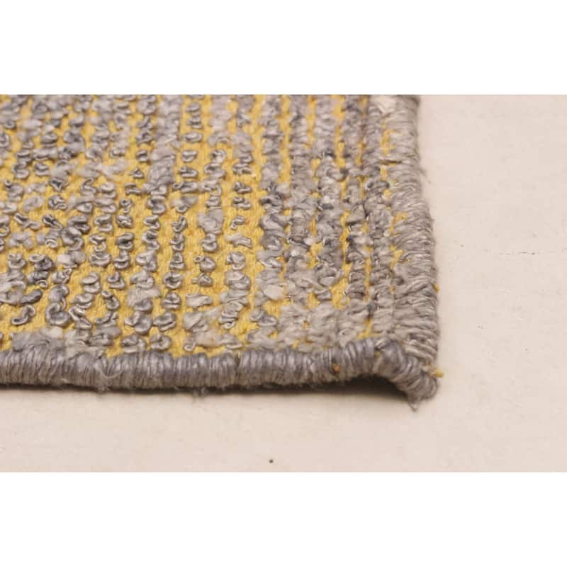 ECARPETGALLERY Hand-knotted Loreto Grey Silk Rug - 9'8 x 14'7