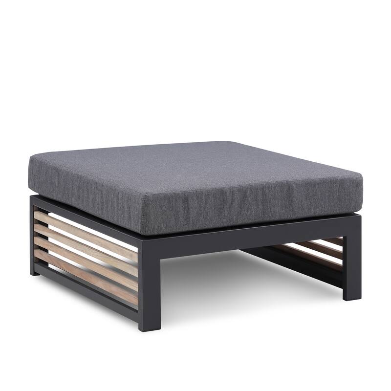 Cadora Teak 5 - Person Outdoor Sectional Seating Group- Left Hand Facing