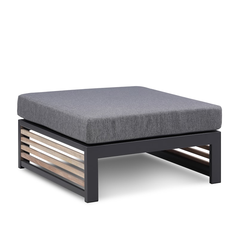 Cadora Teak 6 - Person Outdoor Sectional Seating Group- Left Hand Facing