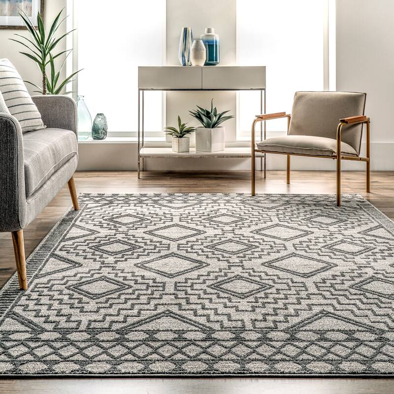Nuloom Cameron High Low Textured Moroccan Area Rug